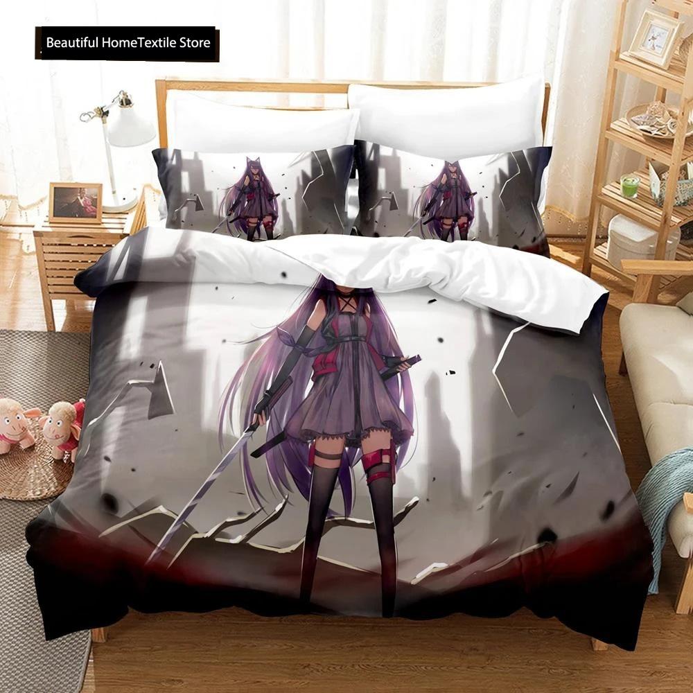 

Anime Arknights Bedding Set Duvet Cover King Size Comforter Cover Home Textile Gaming Theme Bedroom Decor 70x133cm 2pcs