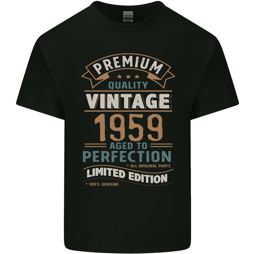 Premium Vintage 66th Birthday 1959 Mens Light Cotton T-Shirt Unisex T-Shirt S