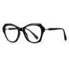 Luxury Brand Designer Cat Eye Anti Blue Light Glasses Women Retro Big Frame TR90 Eyeglasses Optical Spectacle Frames
