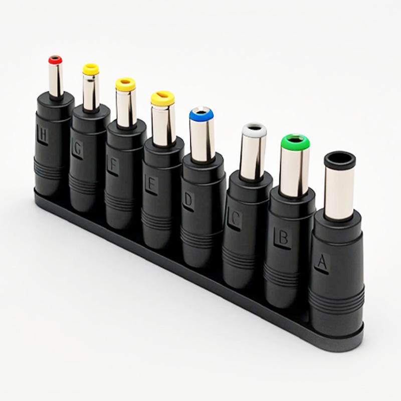 DC5.5 Power Plug Adapter Set: 8-Piece Universal Router, Modem, and Laptop Converter