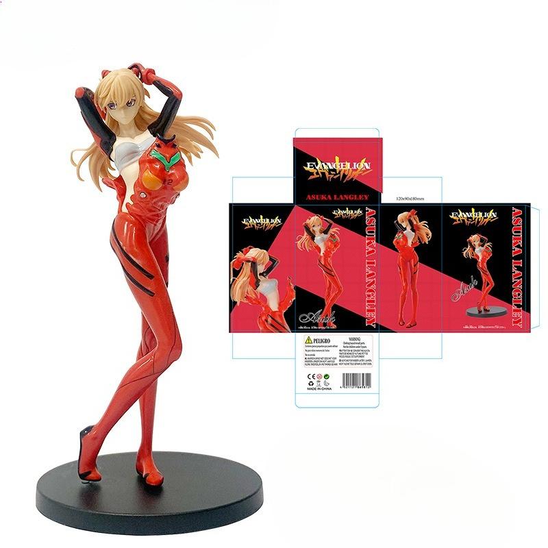 Neon Schattig Genesis Klassiek Evangelion Anime Theatrale Finale Versie Figuur Model Verzamelbaar Beeldje Bureau Decoratie Cadeau Boxed black