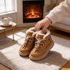 Winter Children Shoes With Thick Plush Insulation And Tpr Outsole For Boys And Girls
