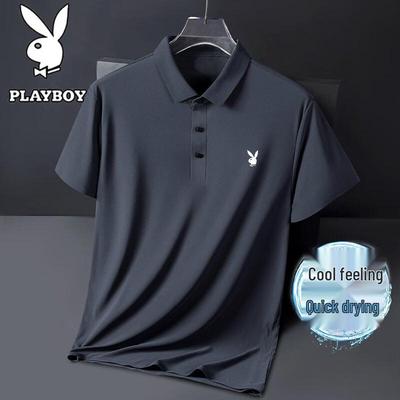 Men's Ice Silk Breathable Polo Shirt