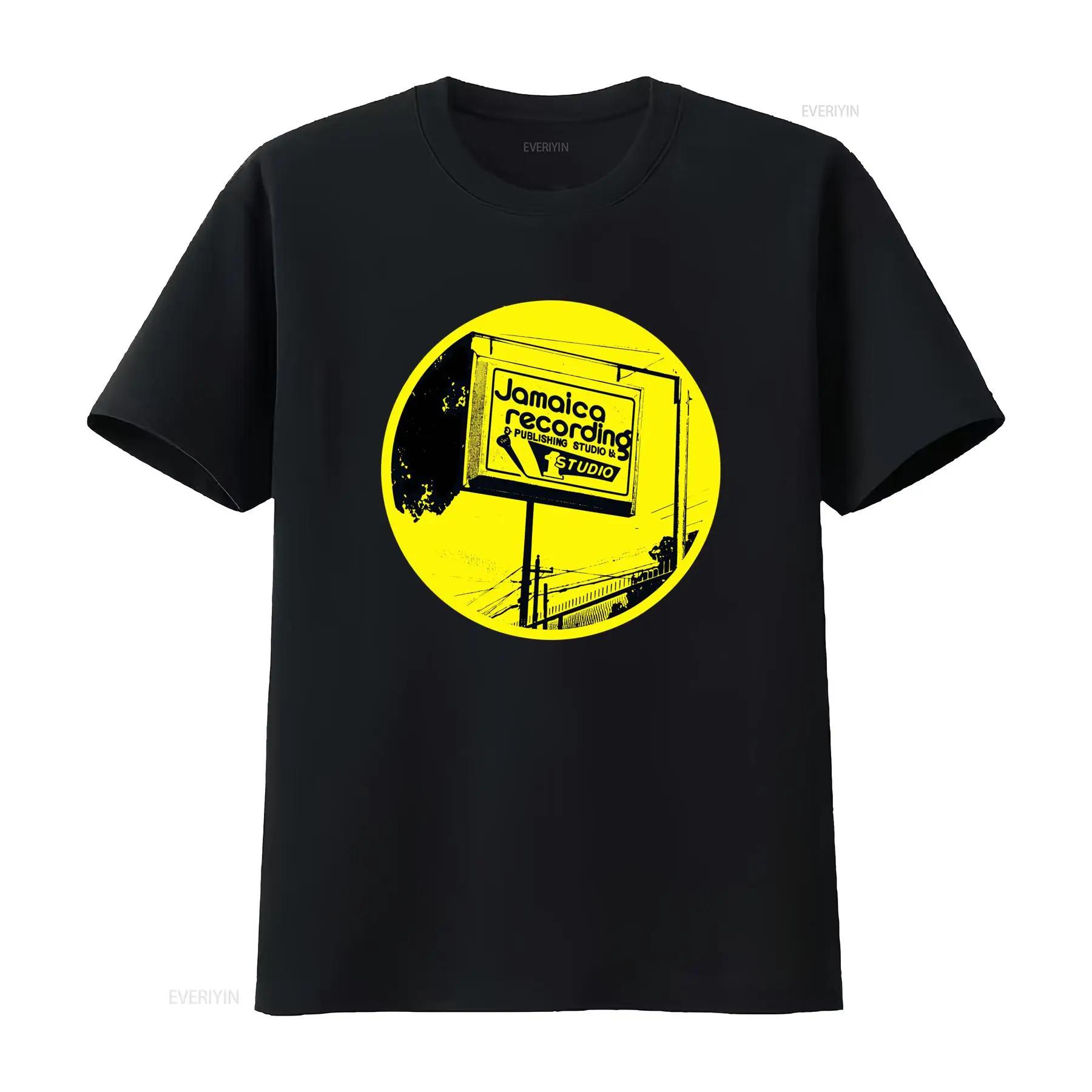 

Jamaica Recording Studio Reggae Ska Music T Shirt Vintage Style Print vintage Washed Stretched graphic designer clothes Soft ... S разноцветный