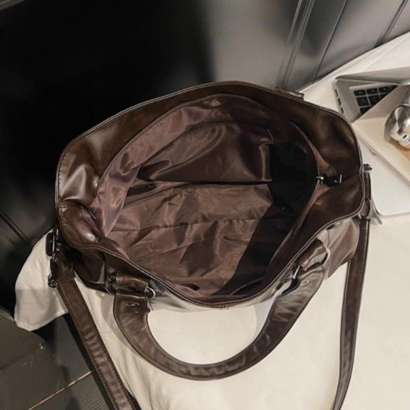 Fashion Leather Shoulder Bag for Women Multi Compartment Square Bag Retro Crossbody Bag Perfect for Shopping Daily Life and Weekend Outings