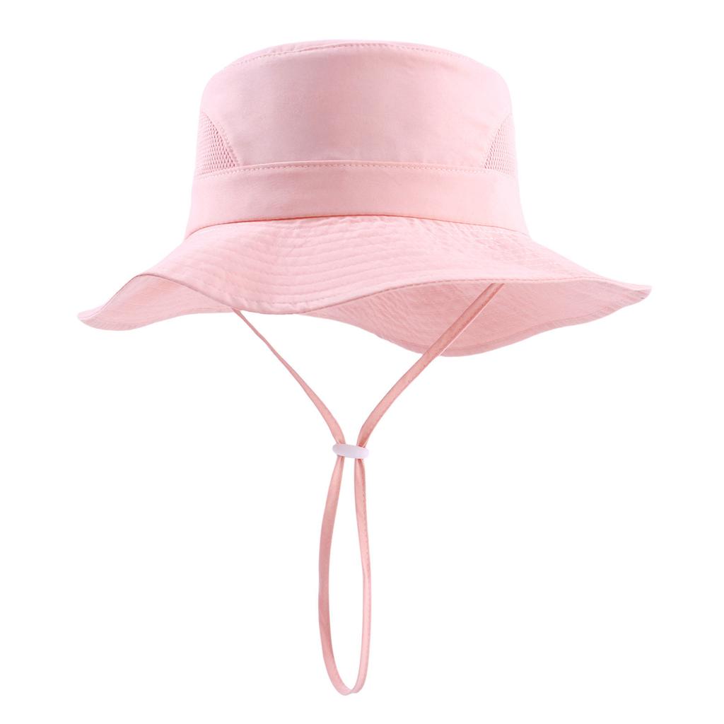 Kids UV Protection Sun Hat 46-54cm Summer Girls Hat Quick Dry Breathable Mesh Beach Boys Cap Children Outdoor Fishing Hat