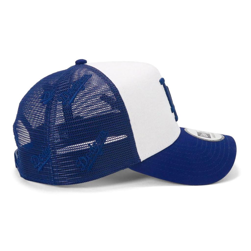 New Era Mesh MLB LA Free 940AFTR MESH EMB LOSDOD WHI NER36C6607 9FORTYA-Frame Cap, White/Dark Royal, Size, DROY, 14388628,