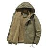 American Retro Thickened Velvet Cotton-padded Jacket Tooling Cotton-padded Jacket Hooded Cotton-padded Jacket