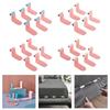 Pack of 6 Stylish Bed Sheet Clip for Securely Holding Elasticized Sheet Place Without Damage Easy Installion Deisgns