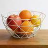 Iron Fruit Basket Simple Fruit Basin Multi-Size Iron Snack Bread Vegetable Storage Bowls Kitchen Eggs Dessert Holder Organizer