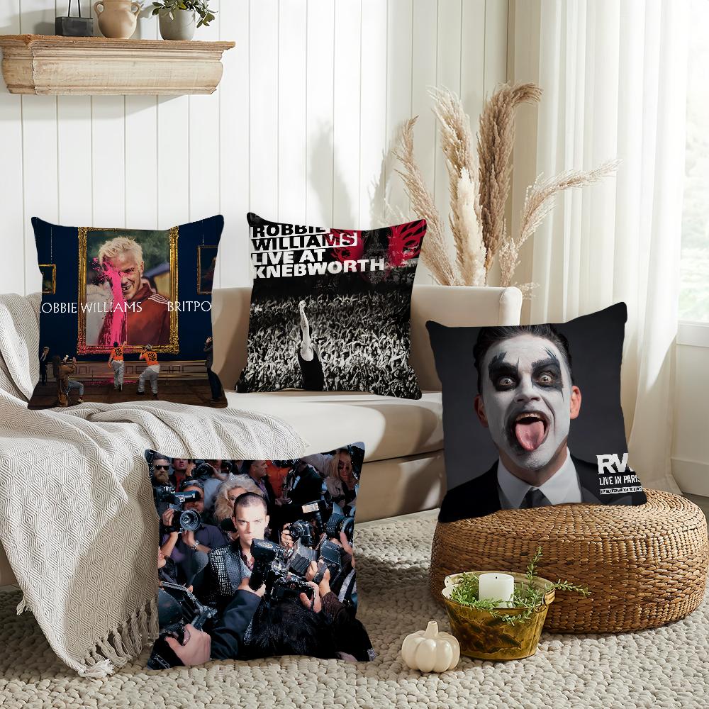 Singer Robbie Williams Pillow Case Home Decoration Cushion Cover Suitable For Bedroom Car Office Sofa
