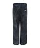 TONSIL Dirty Wash Elastic Waist Double Pleated Wide Pants Black