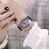 Classic 2019 Big Size New Fashion Tonneau Watch Men Designer Brand Luxury Fully Diamond Man Watches Quartz Wrist Watch With Rhinestone