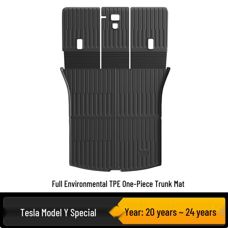 Eco-Friendly TPE All-Weather Floor & Trunk Mats for Tesla Model Y