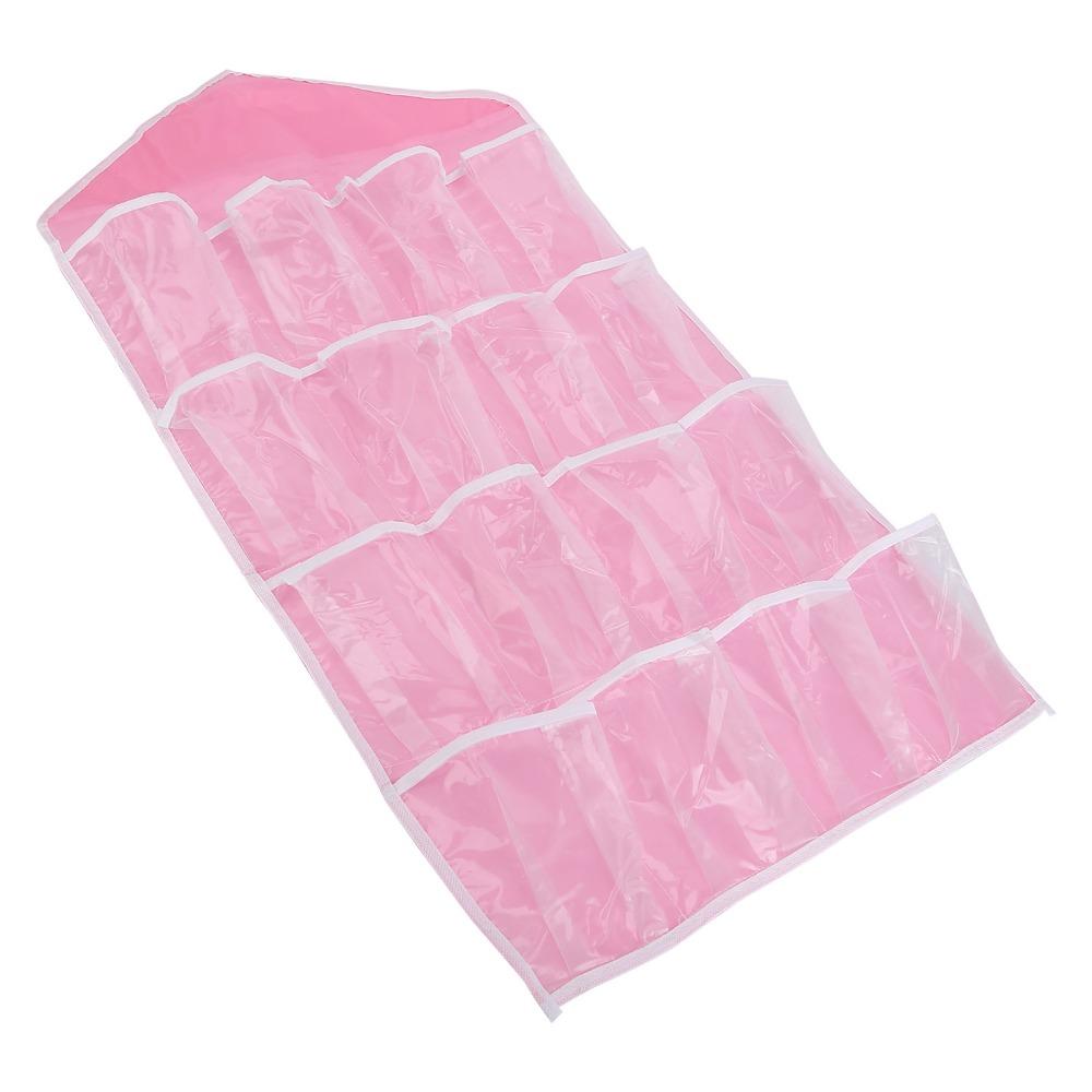 Zweiseitiger Wand-Schrank-Hänge-Organizer mit durchsichtigen Taschen Hängender Aufbewahrungs-Organizer Schlafzimmer
