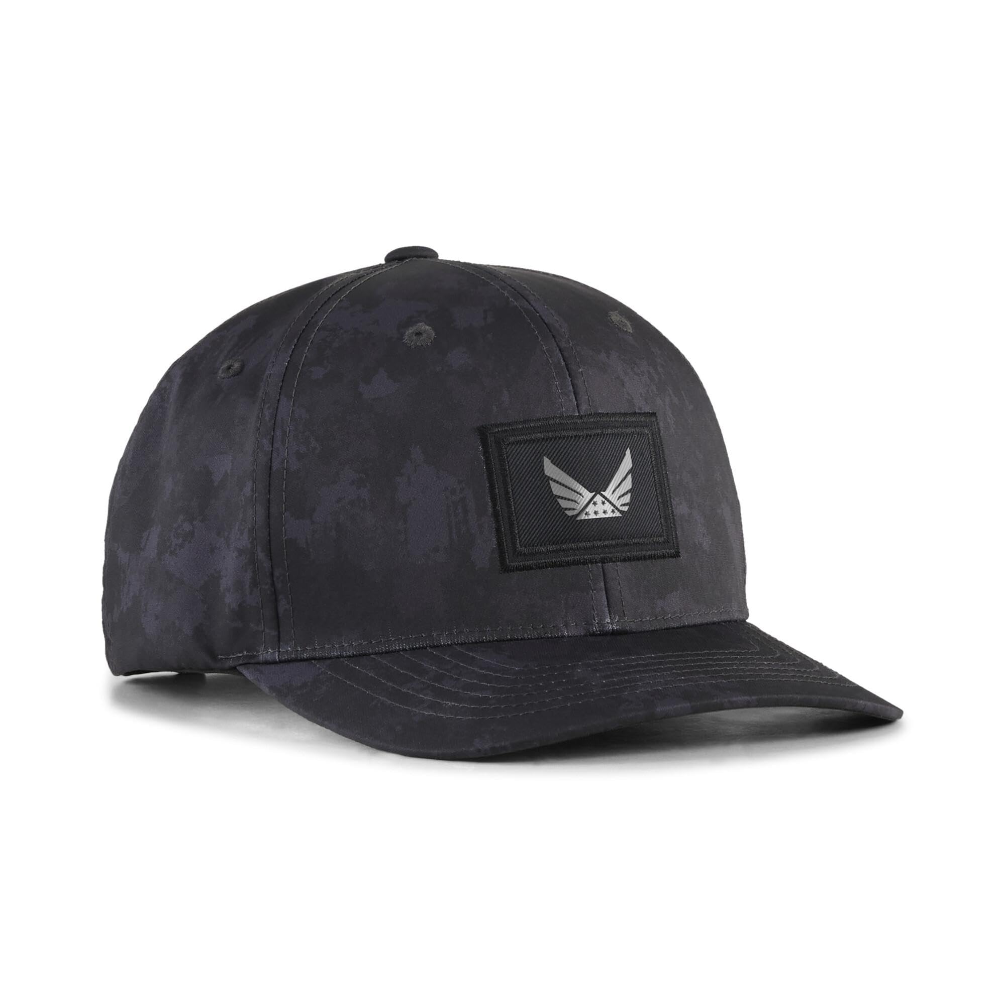 Golf PUMA x Volition Camo Black Cap_02705701_Puma
