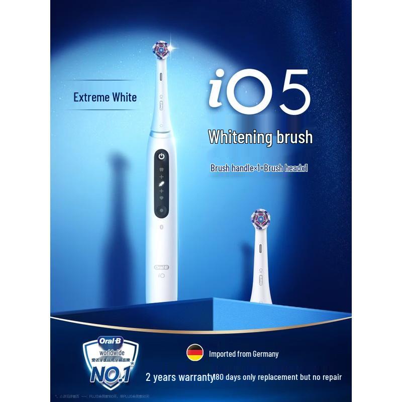 Oral-B iO5 Series Smart Electric Toothbrush for Deep Cleaning and Whitening