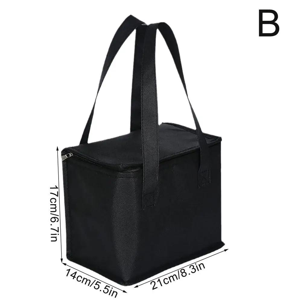 Reusable Thermal Bag Insulated Beer Cooler Bag Outdoor BBQ Pack Trip Camping Meal Drink Bento Supplies Lunch Bags Picnic Zi Q2R6