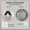 4Pcs 56MM Car Badge Emblem Wheel Center Hub Caps Rim Hubcap Cover for Renault Dacia DUSTER Megane 2 3 Clio 4 Captur Kadjar Fluence
