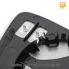 X AUTOHAUX Left Driver Side Mirror Replacement with Heated Aspheric White Glass and Back Plate for SEAT MII SKODA Citigo and VOLKSWAGEN UP POLO