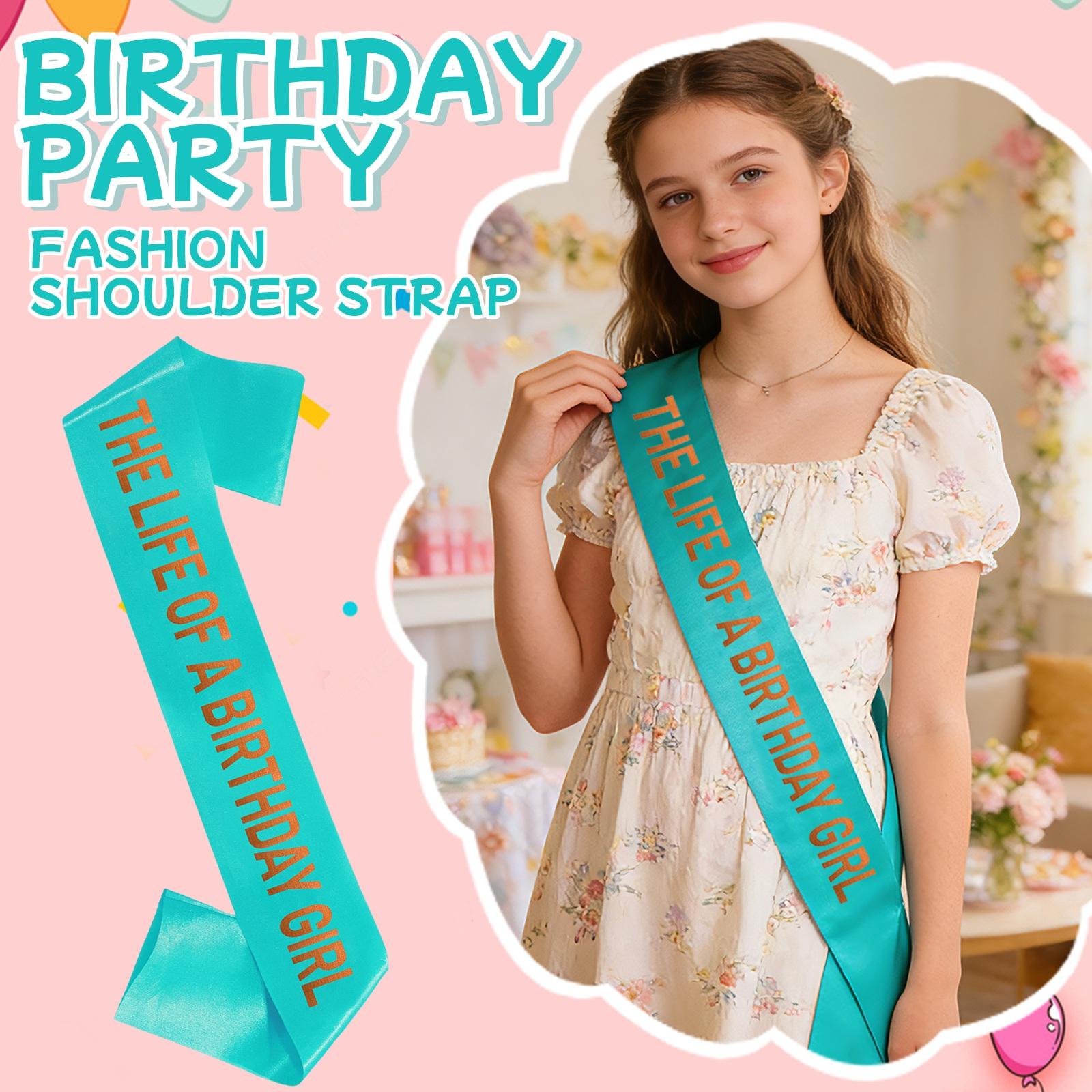 

The Life Of A Birthday Girl Sash - Showgirl Themed Birthday Party Decorations, In My Showgirl Bday Party Decorations One Size
