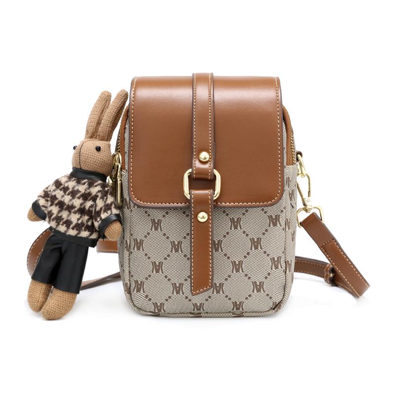 Women Phone Crossbody Bag Pu Leather Mini Shoulder Messenger Bag Travel Portable Coin Purse Card Pouch Bags for Girls Wallets