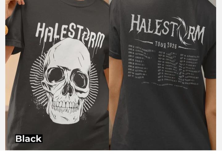 Maglietta Tour Halestorm 2026