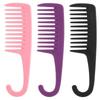 3-pakning Hårkam Stor Bredtannet Kam Dusjkammer Krøll Våt Kam for Langt, Vått eller Krøllete Hår Flokeutredning Blodsirkulasjon Salongverktøy