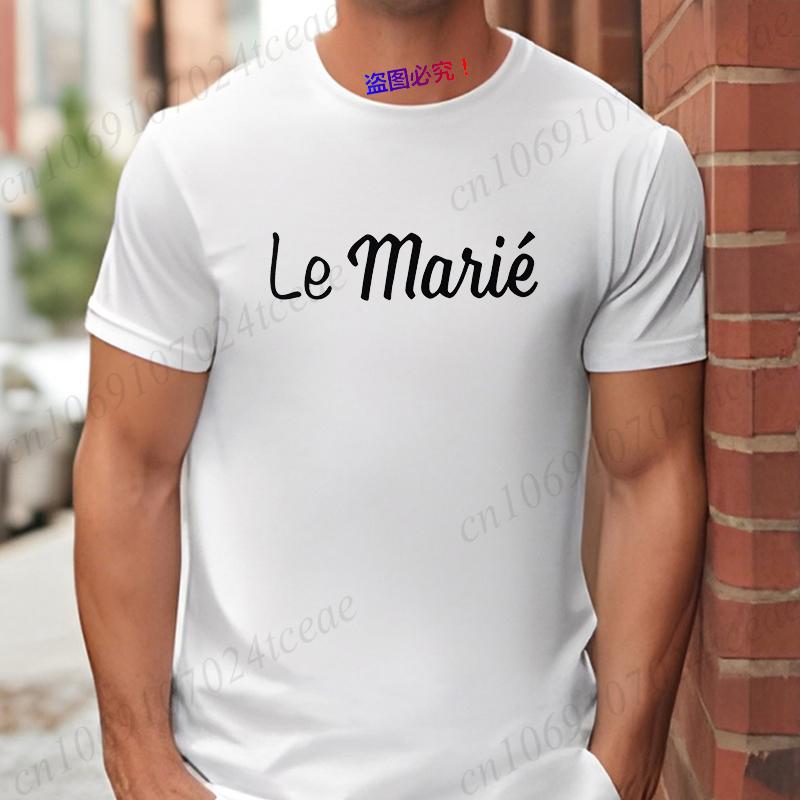 Team Groom Tshirts Future Groom Best Man Styles Tops Ideal for French Men EVG Single Farewell Bachelor Party Tees
