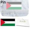 Flag Gaza Palestine Brooch Pin Acrylic Badge Clothes Accessories Souvenir Gift