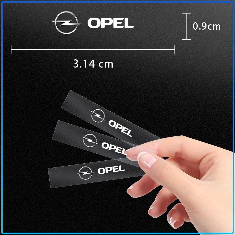 Car Steering Wheel Emblem Decal Car Interior Emblem 3D Sticker For Opel Astra H G J Insignia Mokka Zafira Corsa Vectra B C D