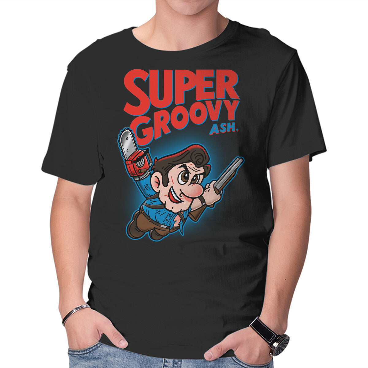 Unisex Crew Neck T-Shirt Super Groovy Graphic Short Sleeve Casual Tee XXXXL
