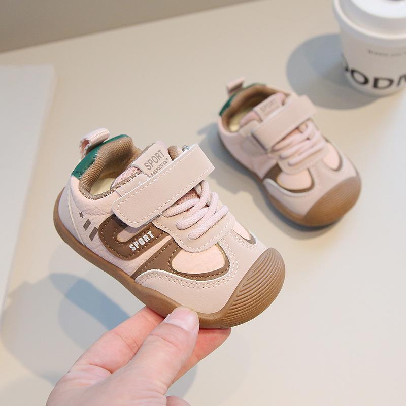 

Girls Spring New Style Soft Bottom Dequn Shoes for Toddlers Learning to Walk Shoes Children s Footwear Kids Shoes 25
