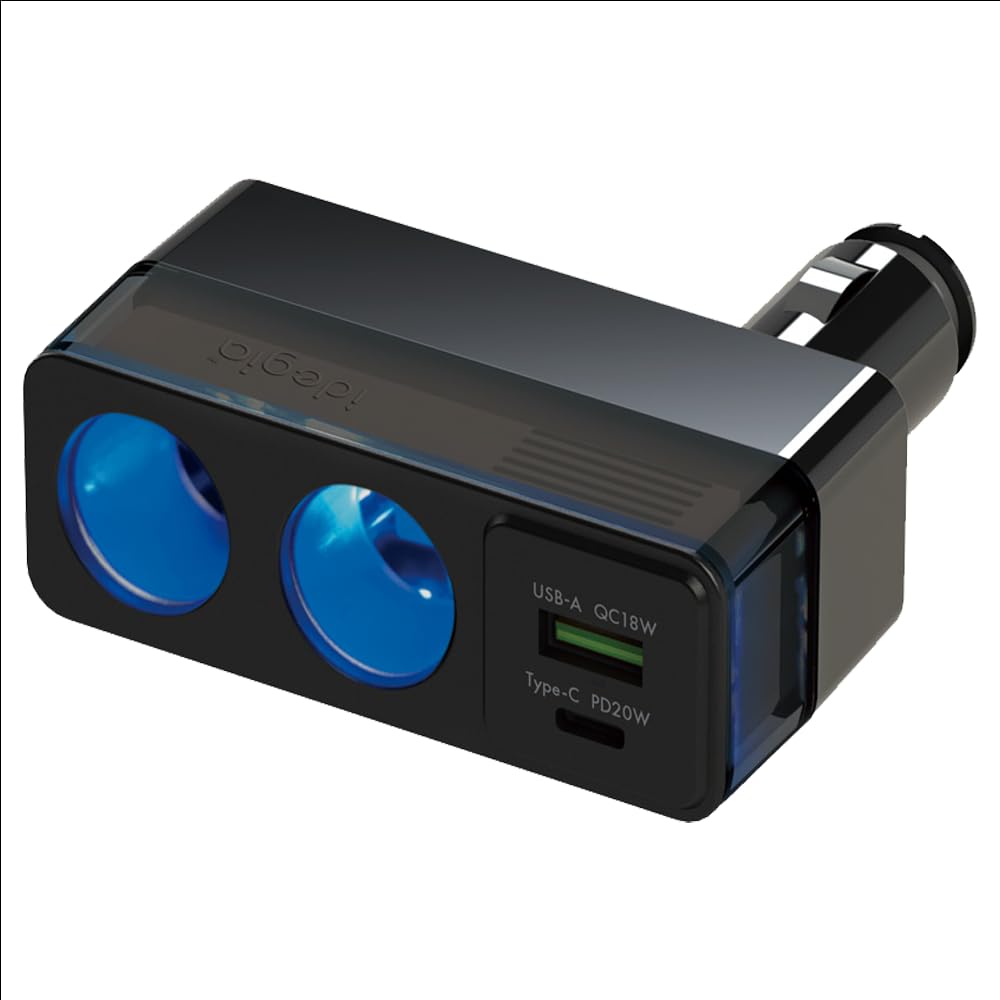 

Idegia AXS Arcs Skeleton Подвійні прямі розетки + 2 USB-порти (PD + QC)