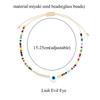 Vlen Women's Turkish Evil Eye Bracelet for Good Luck & Positive Energy Miyuki Beads Jewelry Gift Protection Pulseras