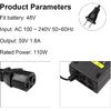 Fancy Buying 48V 12AH Lead Acid Battery Charger for Electric Bicycle Motor Bike - 3 Holes Plug AC Adapter