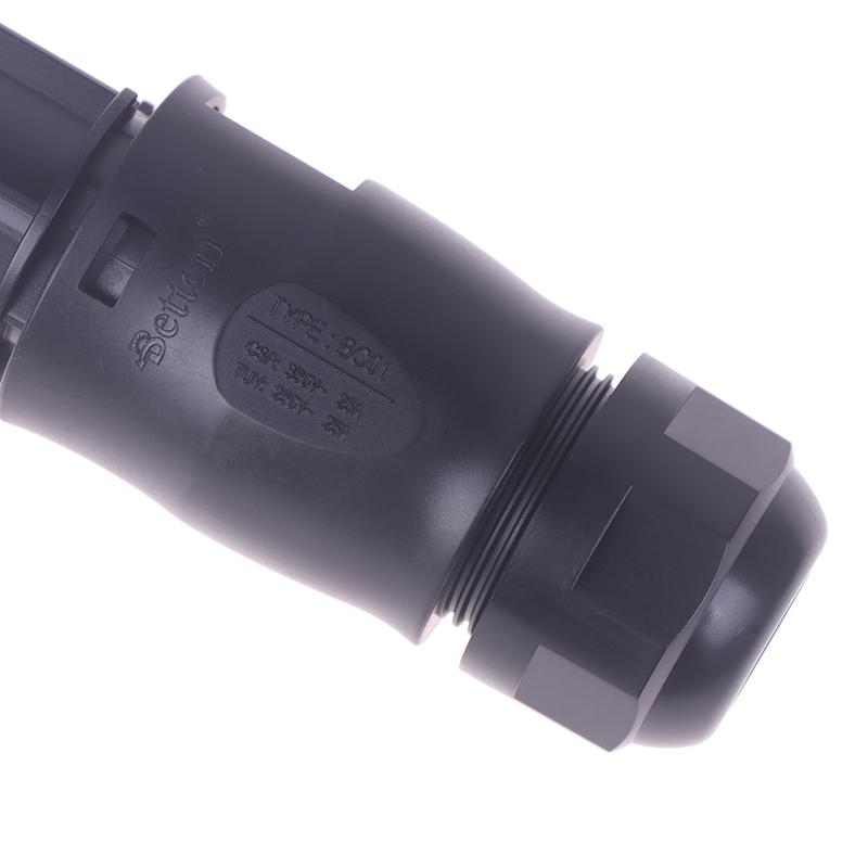 Bc01 3 Pin Connector Ac Male Female Ip68 For Solar Grid Tie Micro Inverter Hoymiles Deye Apsystems Pv Panel Power Setup Adapter