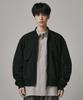 Verdnt Shirred Nylon Crop Jacket [Black]