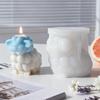 3D Cartoon Sheep Form Silicone Mold DIY Aroma Candle Gypsum Resin Molds Handmade Soap Candle Making Supplies