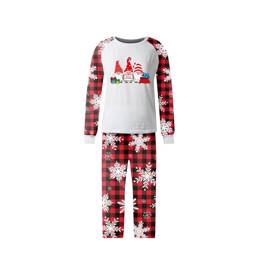 Christmas Prints Family Matching Long Sleeve Tops+Pants Set Family Matching Sets