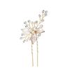 Women Gold Rhinestone Pearl Hair Comb Hair Clip Bridal Wedding Hair Accessories