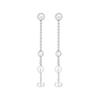 Metal Earrings Women's Silver E3340WOMRS_D13S