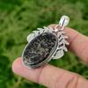 Daughters Day Deal Sterling Silver Natural Honey Dendrite Opal Mother Pendant