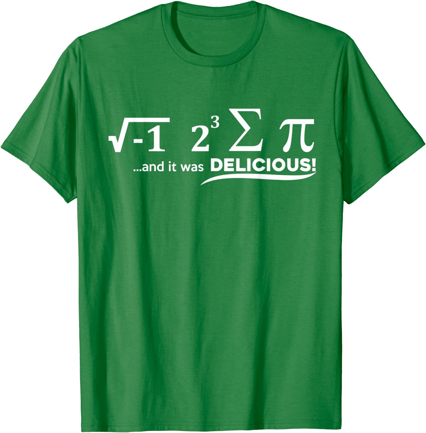 

I Ate Some Pie And It Was Delicious Funny Math T-Shirt Cotton Top T-shirts for Men Normal Tops Shirts Prevalent Slim Fit 4XL