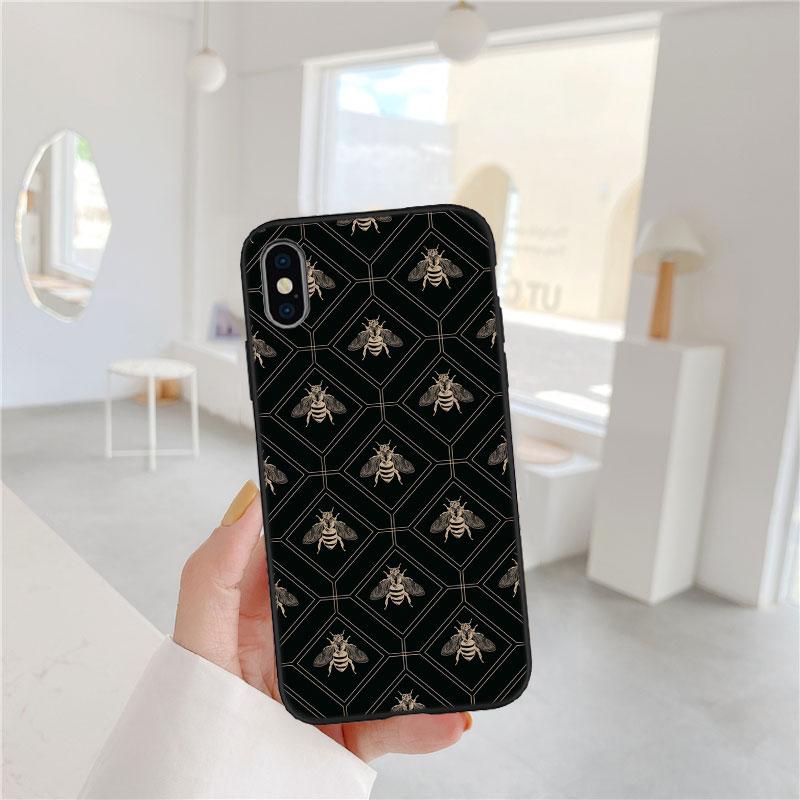 

CJ11 Art Bees Cartoon Soft Shell Phone Case for OPPO A40 A60 A80 A15 A16 A16K A12 A17 A17K A54 A54S A53 A53S A55 A56 A57 A98 F23 OPPO A16