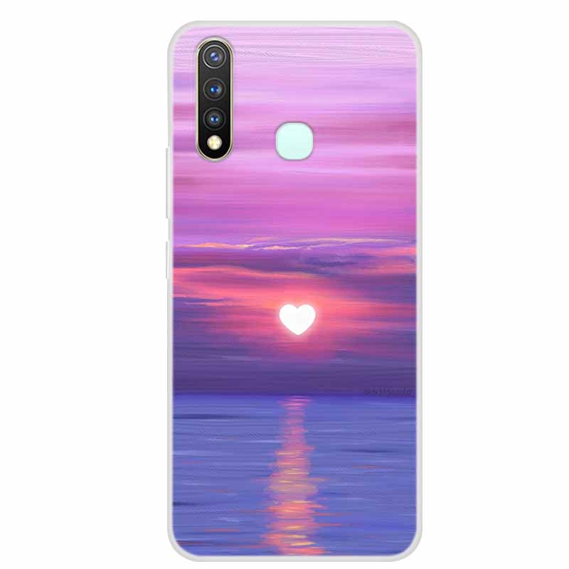 Per Vivo 1915 / Y19 /U3 Custodia Bumper Silicone TPU Copertura Posteriore Morbida Per Vivo Y19 Y 19 VivoY19 Custodia Cartone animato fundas su Vivo1915 Coque