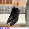 Black Sexy Pointed Head Not Tired Feet High Heels Women's Thin Heels Spring New Temperament Professional Shoes