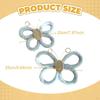 2 Pieces Butterfly Wall Art Decor Hanging Decoration Boho Bohemian Ornament Crafts for