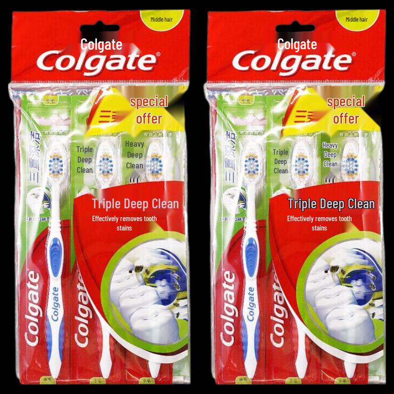 Colgate Triple Action Toothbrush 6-Count Pack