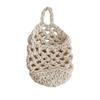 Storage Basket with Handle Wall Hanging Plant Baskets Hand-Woven Cotton Rope Planters for Fruits Plants